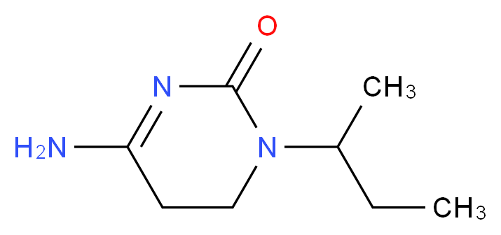 4-amino-1-sec-butyl-5,6-dihydropyrimidin-2(1H)-one_Molecular_structure_CAS_)