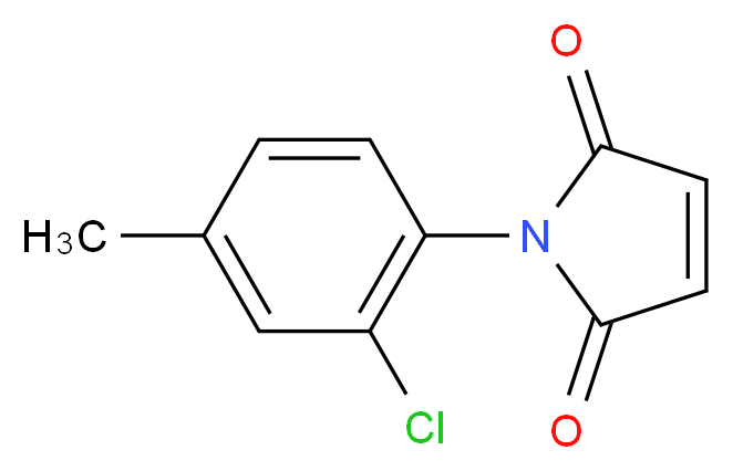 1-(2-Chloro-4-methylphenyl)-1H-pyrrole-2,5-dione_Molecular_structure_CAS_)