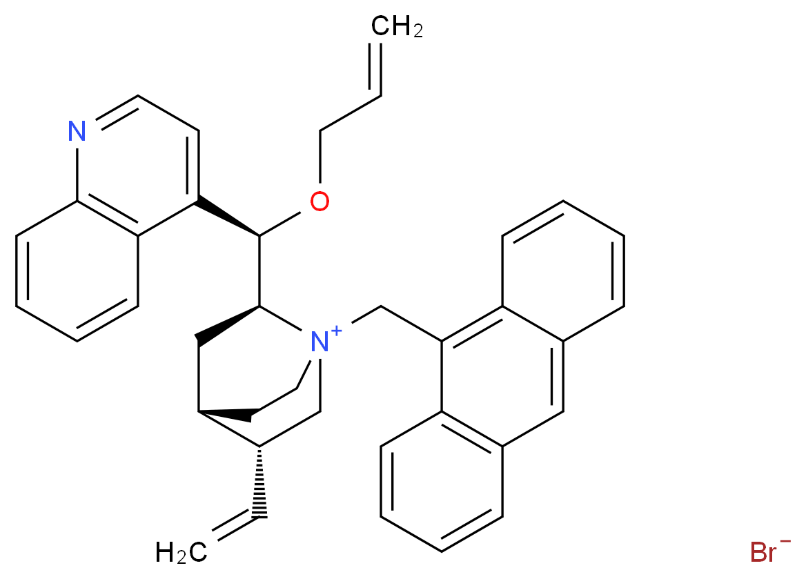 O-Allyl-N-(9-anthracenylmethyl)cinchonidinium bromide_Molecular_structure_CAS_200132-54-3)