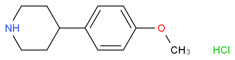 4-(4-Methoxy-phenyl)-piperidine hydrochloride_Molecular_structure_CAS_6748-48-7)