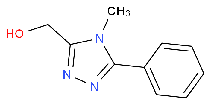 (4-methyl-5-phenyl-4H-1,2,4-triazol-3-yl)methanol_Molecular_structure_CAS_)