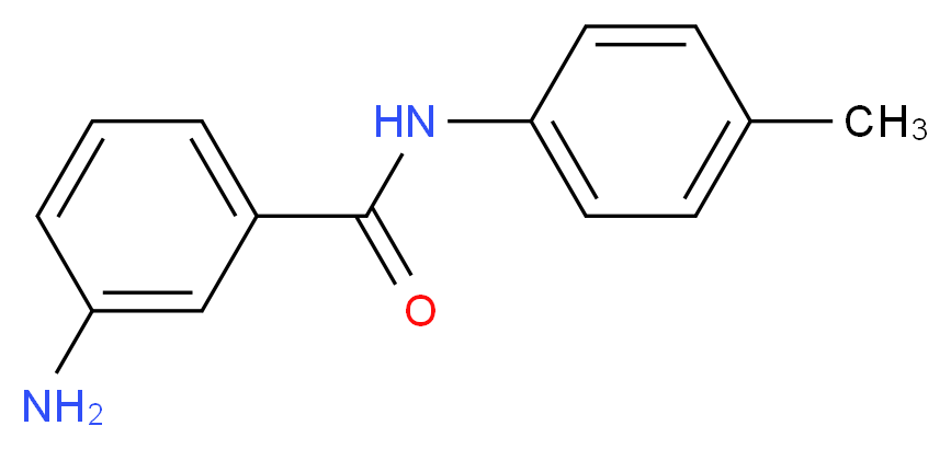 3-Amino-N-(4-methylphenyl)benzamide_Molecular_structure_CAS_)