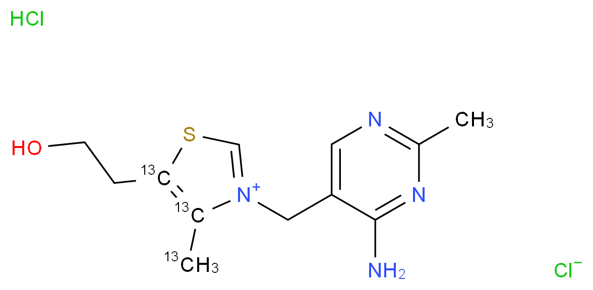 Thiamine-13C3 Hydrochloride_Molecular_structure_CAS_)