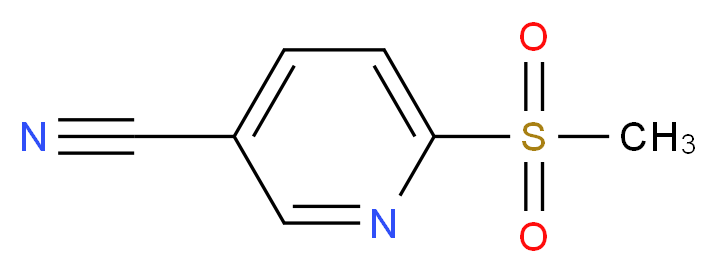 6-(Methylsulfonyl)nicotinonitrile_Molecular_structure_CAS_66154-68-5)