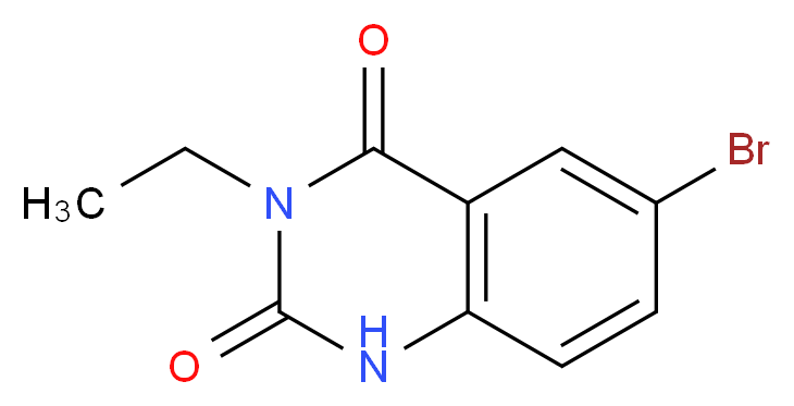 6-Bromo-3-ethyl-2,4(1H,3H)-quinazolinedione_Molecular_structure_CAS_)