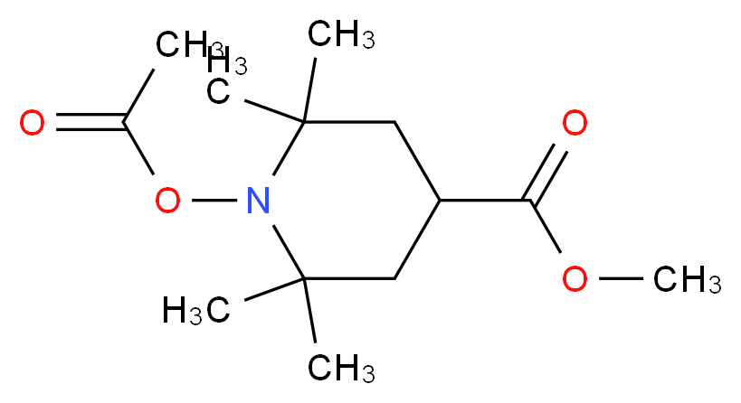1-Acetoxy-4-methoxycarbonyl-2,2,6,6-tetramethylpiperidine_Molecular_structure_CAS_439858-37-4)