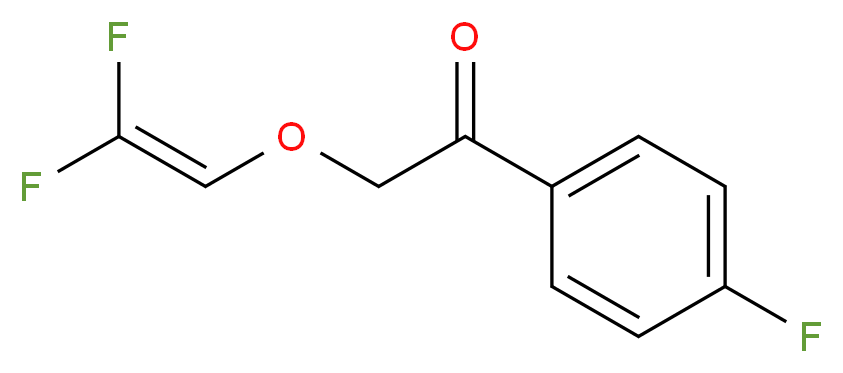 2-[(2,2-difluoroethenyl)oxy]-1-(4-fluorophenyl)ethan-1-one_Molecular_structure_CAS_)
