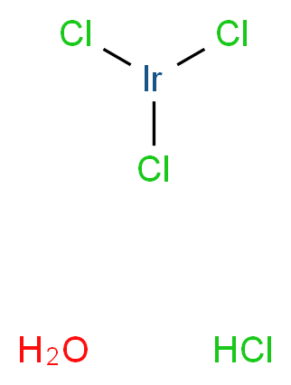 Iridium(III) chloride hydrochloride hydrate_Molecular_structure_CAS_717927-65-6)