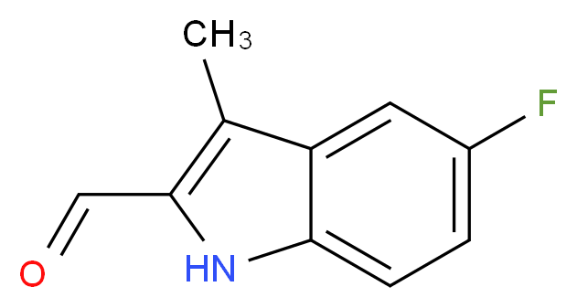 5-Fluoro-3-methyl-1H-indole-2-carbaldehyde_Molecular_structure_CAS_842972-09-2)