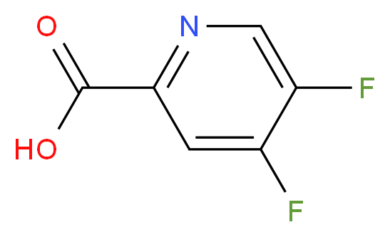 4,5-DIFLUOROPYRIDINE-2-CARBOXYLIC ACID_Molecular_structure_CAS_)