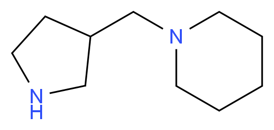 1-(pyrrolidin-3-ylmethyl)piperidine_Molecular_structure_CAS_)