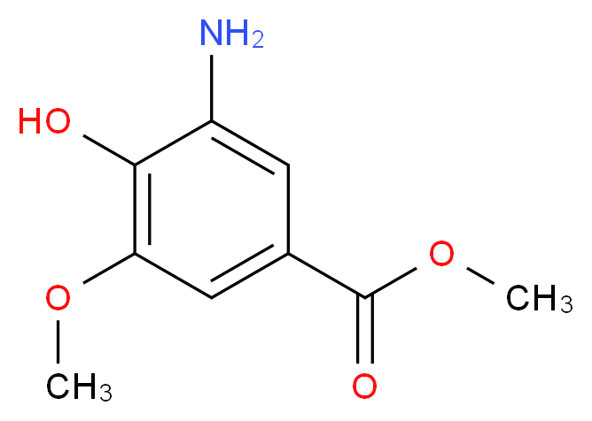 Methyl 3-amino-4-hydroxy-5-methoxybenzoate 95+%_Molecular_structure_CAS_92643-72-6)