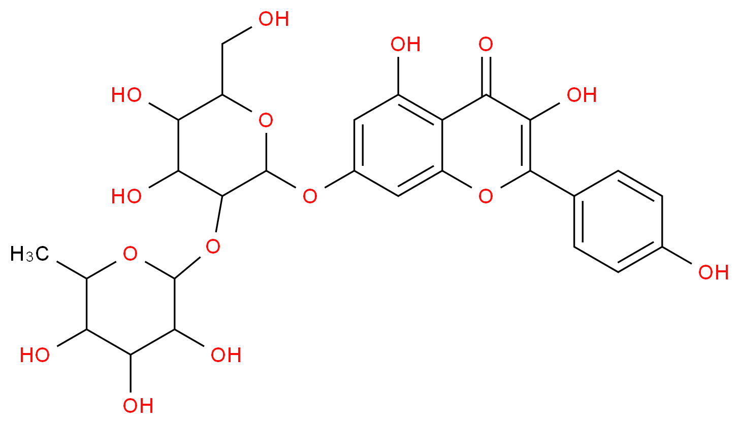 Kaempferol 3-O-rutinoside_Molecular_structure_CAS_31921-42-3)