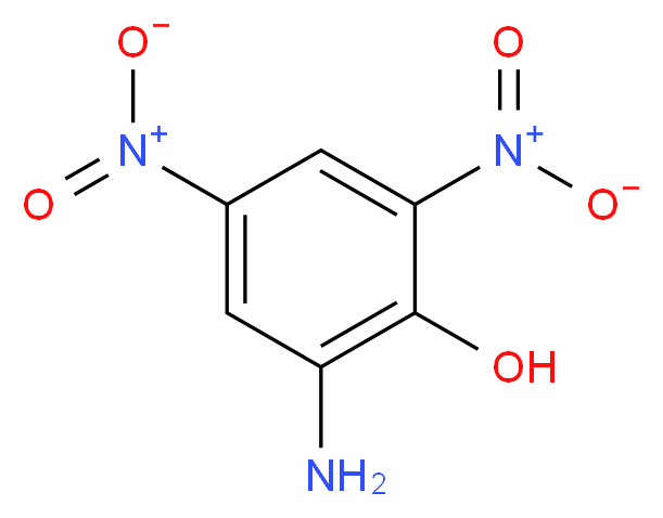 2-amino-4,6-dinitrophenol_Molecular_structure_CAS_)