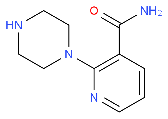 2-(piperazin-1-yl)pyridine-3-carboxamide_Molecular_structure_CAS_)