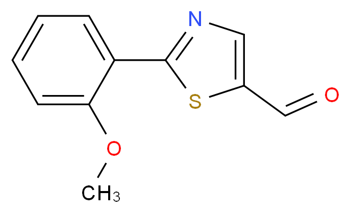 2-(2-Methoxyphenyl)-1,3-thiazole-5-carbaldehyde_Molecular_structure_CAS_915923-15-8)