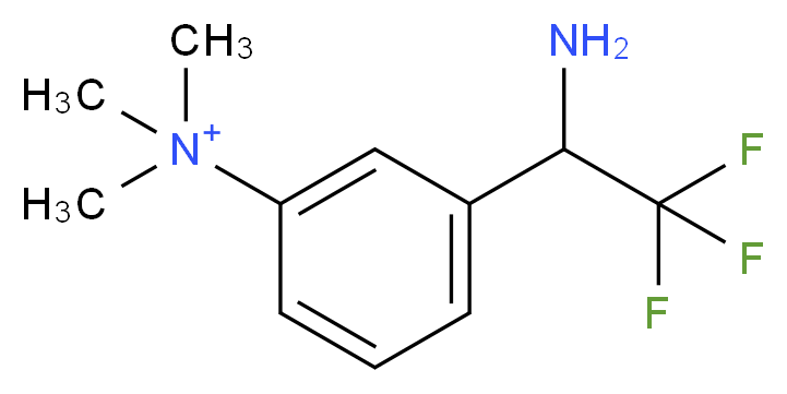 [3-(1-AMINO-2,2,2-TRIFLUORO-ETHYL)-PHENYL]-TRIMETHYL-AMMONIUM_Molecular_structure_CAS_)