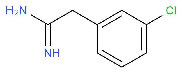 2-(3-chlorophenyl)ethanimidamide_Molecular_structure_CAS_55154-89-7)