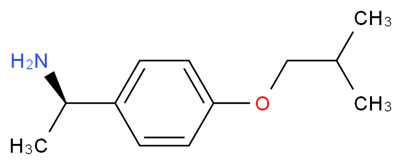 (1R)-1-(4-isobutoxyphenyl)ethanamine_Molecular_structure_CAS_)