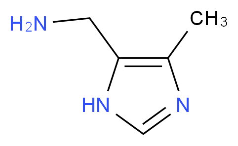 1-(4-methyl-1H-imidazol-5-yl)methanamine_Molecular_structure_CAS_66780-83-4)