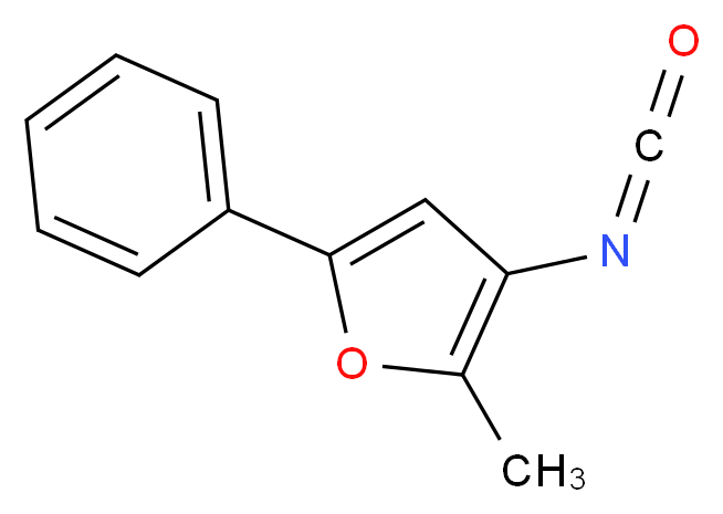 2-methyl-5-phenyl-3-furyl isocyanate_Molecular_structure_CAS_568577-82-2)