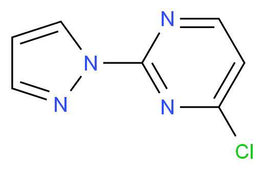 4-CHLORO-2-(1H-PYRAZOL-1-YL)PYRIMIDINE_Molecular_structure_CAS_)