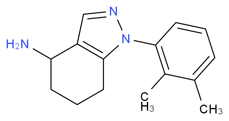 1-(2,3-dimethylphenyl)-4,5,6,7-tetrahydro-1H-indazol-4-amine_Molecular_structure_CAS_)