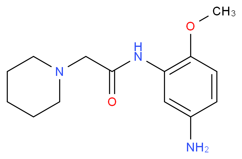 N-(5-Amino-2-methoxy-phenyl)-2-piperidin-1-yl-acetamide_Molecular_structure_CAS_436090-50-5)
