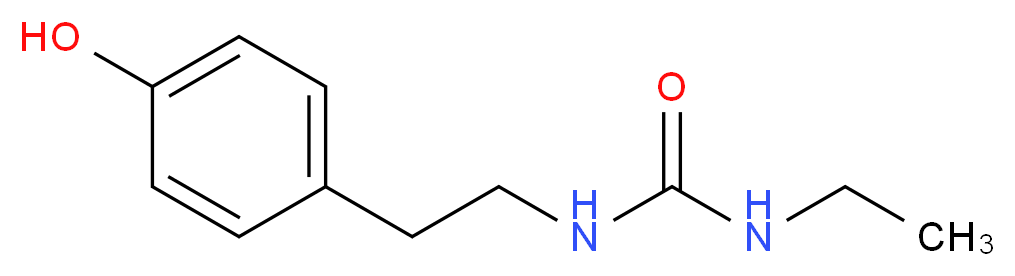 3-Ethyl-1-[2-(4-hydroxyphenyl)ethyl]urea_Molecular_structure_CAS_883107-36-6)