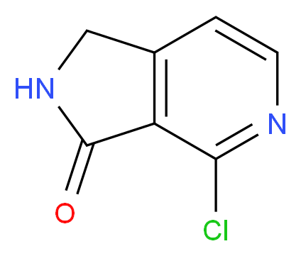 4-Chloro-1H-pyrrolo[3,4-c]pyridin-3(2H)-one_Molecular_structure_CAS_853577-50-1)