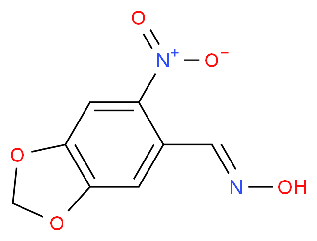 6-nitro-1,3-benzodioxole-5-carbaldehyde oxime_Molecular_structure_CAS_)