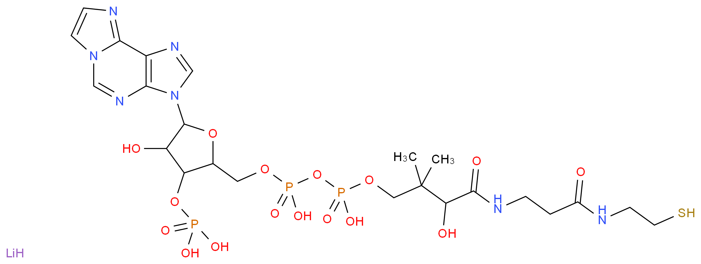 1,N6-Ethenocoenzyme A lithium salt_Molecular_structure_CAS_103213-58-7)