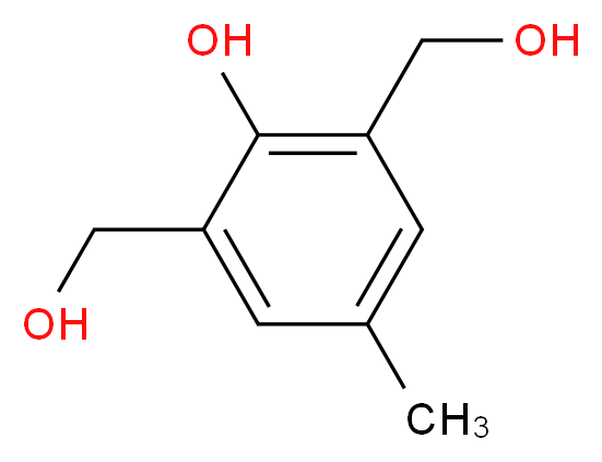 2,6-Bis(hydroxymethyl)-p-cresol_Molecular_structure_CAS_91-04-3)