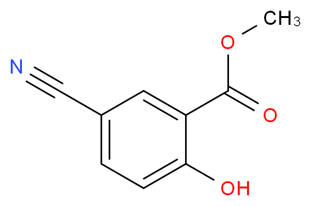 Methyl 5-cyano-2-hydroxybenzenecarboxylate_Molecular_structure_CAS_84437-12-7)