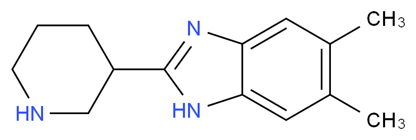 5,6-Dimethyl-2-piperidin-3-yl-1H-benzimidazole_Molecular_structure_CAS_)