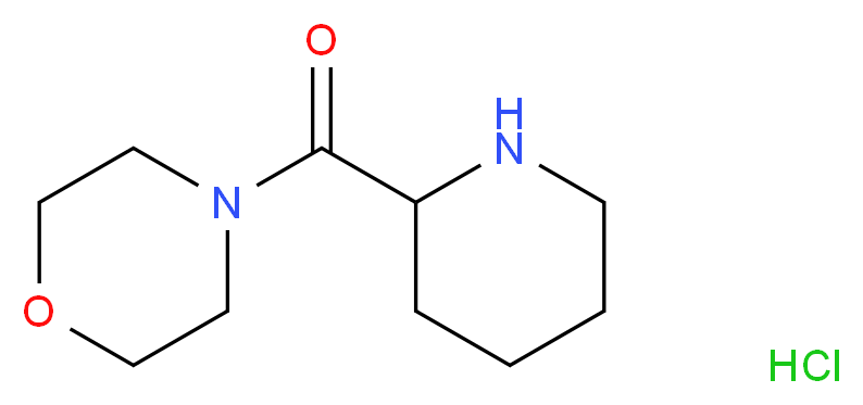 4-Morpholinyl(2-piperidinyl)methanone hydrochloride_Molecular_structure_CAS_690634-79-8)