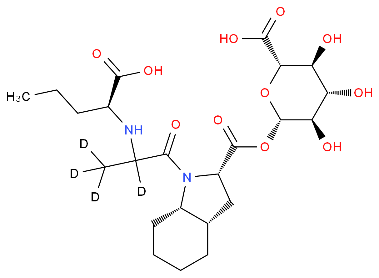 Perindoprilat-d4 Acyl-β-D-glucuronide_Molecular_structure_CAS_)