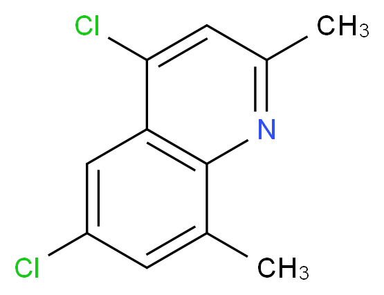 4,6-dichloro-2,8-dimethylquinoline_Molecular_structure_CAS_)