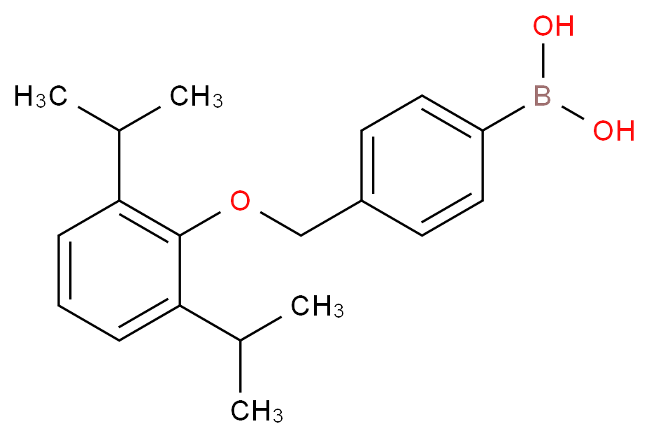 4-[(2′,6′-Diisopropylphenoxy)methyl]phenylboronic acid_Molecular_structure_CAS_1072951-63-3)