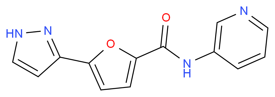5-(1H-pyrazol-3-yl)-N-pyridin-3-yl-2-furamide_Molecular_structure_CAS_)