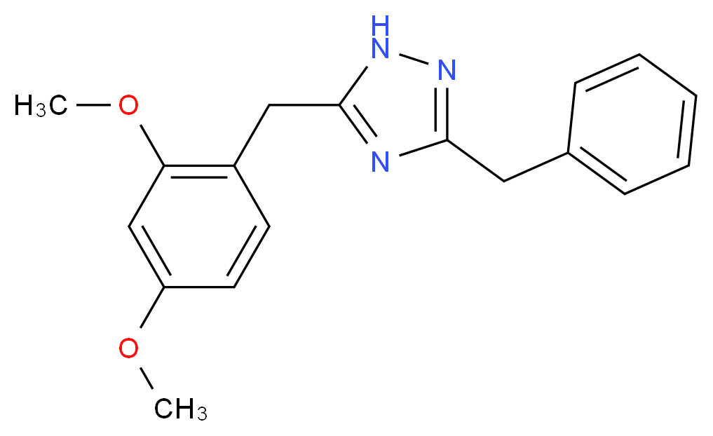 3-benzyl-5-(2,4-dimethoxybenzyl)-1H-1,2,4-triazole_Molecular_structure_CAS_)