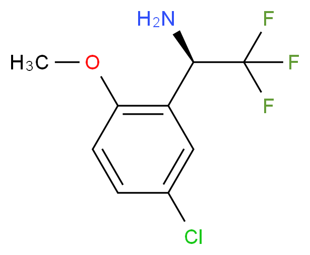 (R)-1-(5-CHLORO-2-METHOXY-PHENYL)-2,2,2-TRIFLUORO-ETHYLAMINE_Molecular_structure_CAS_1213956-30-9)