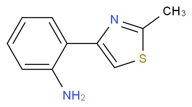 [2-(2-methyl-1,3-thiazol-4-yl)phenyl]amine_Molecular_structure_CAS_305811-38-5)