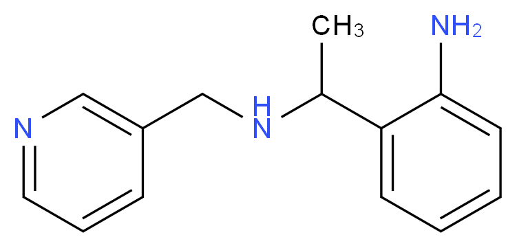 [1-(2-Aminophenyl)ethyl](pyridin-3-ylmethyl)amine_Molecular_structure_CAS_)