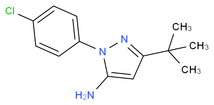5-TERT-BUTYL-2-(4-CHLORO-PHENYL)-2H-PYRAZOL-3-YLAMINE_Molecular_structure_CAS_478016-00-1)