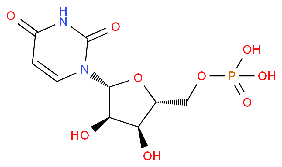 Uridine monophosphate_Molecular_structure_CAS_58-97-9)