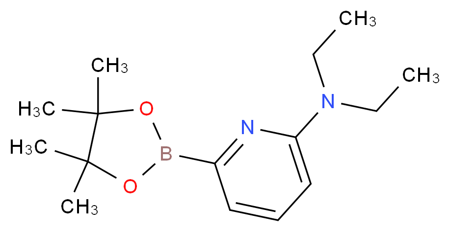 6-(DIETHYLAMINO)PYRIDINE-2-BORONIC ACID PINACOL ESTER_Molecular_structure_CAS_1096689-45-0)