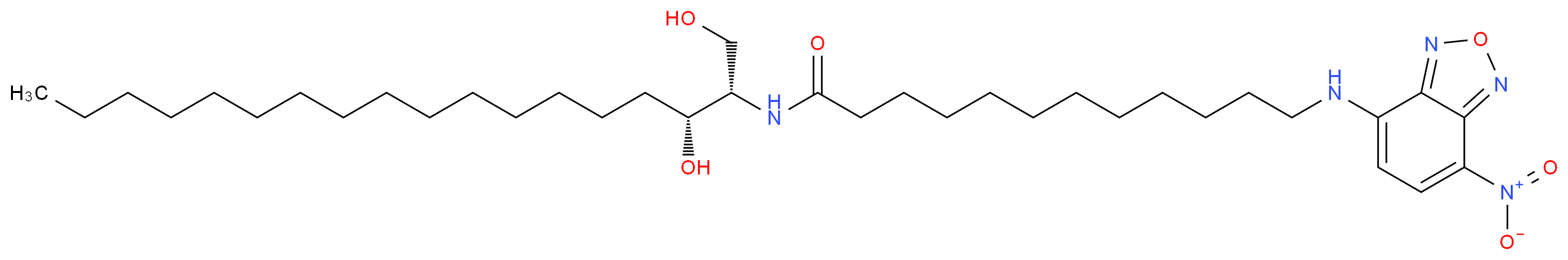 N-(NBD-Aminolauroyl)safingol_Molecular_structure_CAS_)