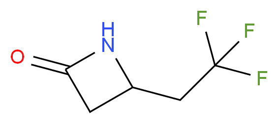 4-(2,2,2-trifluoroethyl)azetidin-2-one_Molecular_structure_CAS_)