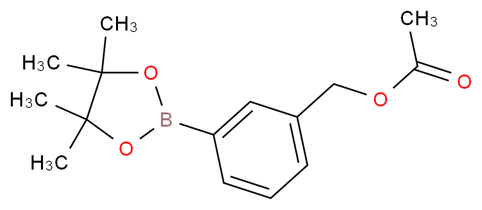 (3-ACETOXYMETHYLPHENYL)BORONIC ACID PINACOL ESTER_Molecular_structure_CAS_562098-07-1)